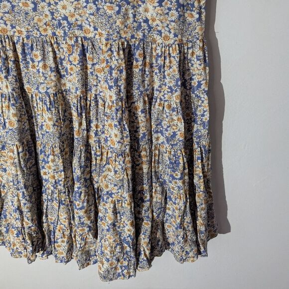 Patrons of Peace Blue Tan Mini Sundress Women's Size XS - Picture 4 of 7